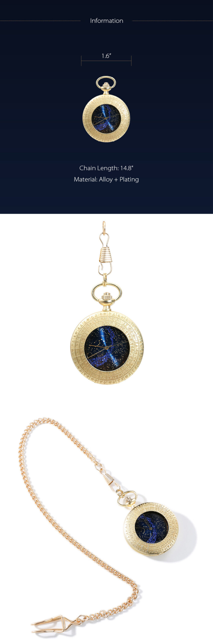 Chinese Stellar Pocket Watch · iregee | Small Gift, Great Lifestyle.