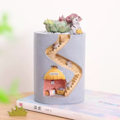 Creative desktop flowerpot