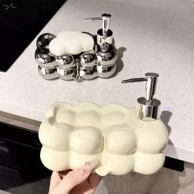 Cotton shape dual-purpose lotion bottle