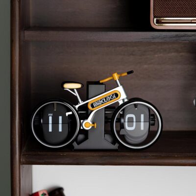 Retro Bicycle Flip Clock Mechanical Desk Clock